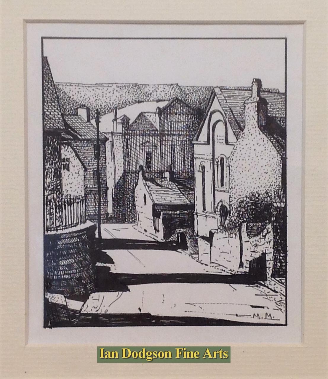 Martin Morley - Old, Hen Bethesda Pen & Ink (c1980)
